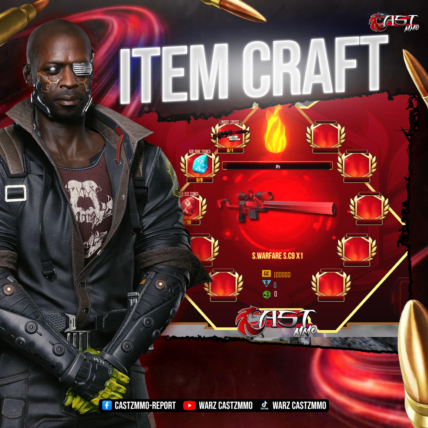 ไอเทมเกม WarZ CastZ MMO วอซี เกราะเหล็ก ลูทของ