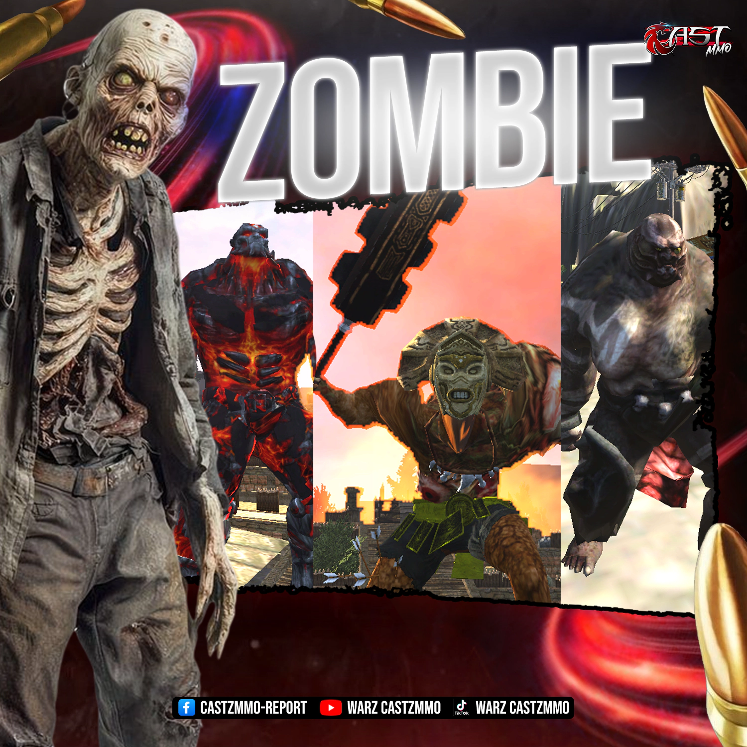ซอมบี้เกมวอซี WarZ CastZ เอาชีวิตรอดจากซอมบี้ PvE