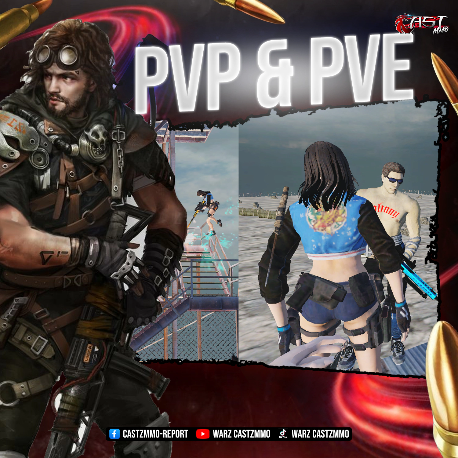 PvP บวกกันนัวๆ WarZ CastZ MMO วอซีเถื่อน คนเยอะ